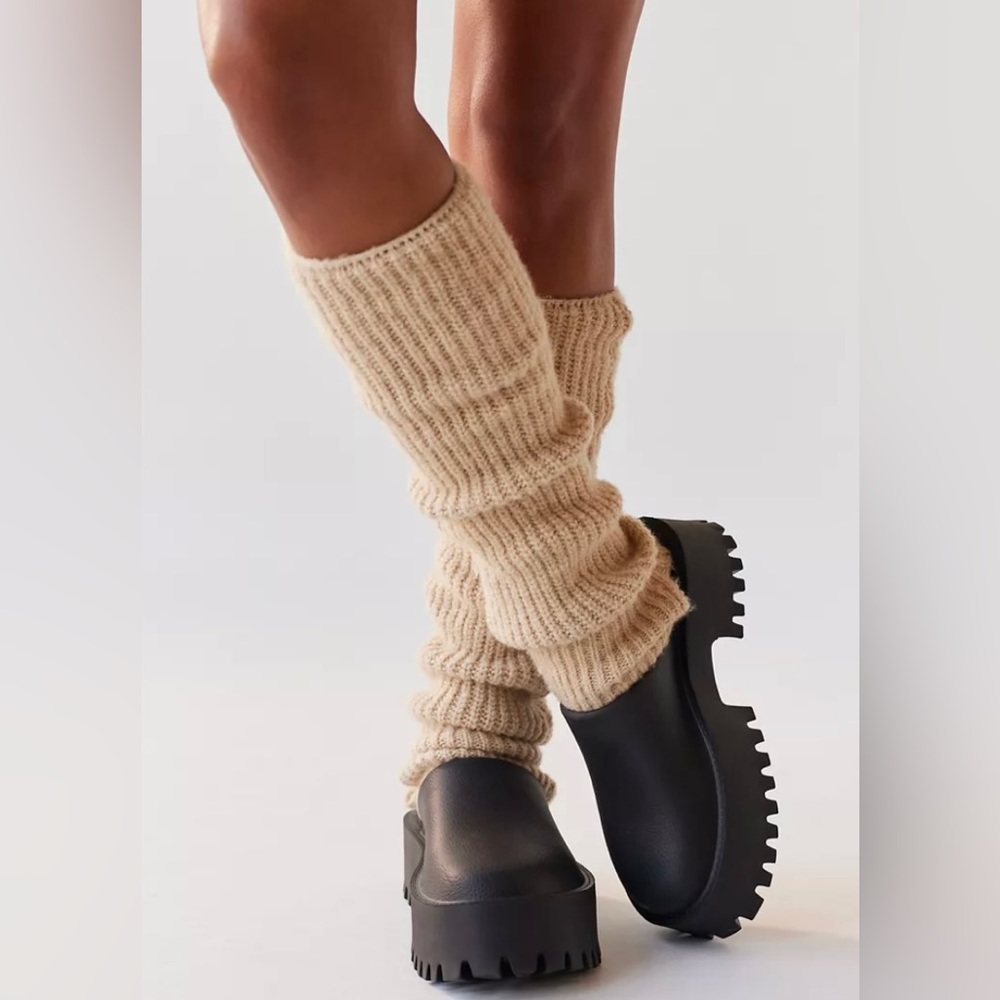 Jeffrey Campbell Black Chunky Platform Mule Clogs